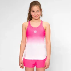 Best Crew Gradiant Tank Top Girls - Pink, White Tops