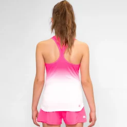 Best Crew Gradiant Tank Top Girls - Pink, White Tops