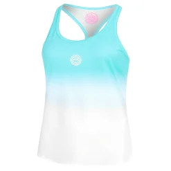 Best Sale Crew Gradiant Tank Top Women - Turquoise, White Tops