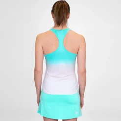 Best Sale Crew Gradiant Tank Top Women - Turquoise, White Tops