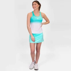 Best Sale Crew Gradiant Tank Top Women - Turquoise, White Tops