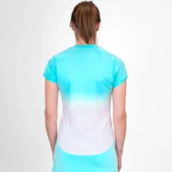 Hot Crew Gradiant T-Shirt Women - Turquoise, White Shirts
