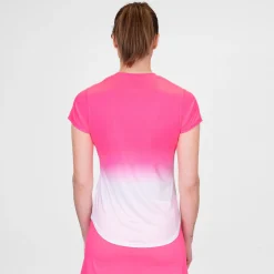 Fashion Crew Gradiant T-Shirt Women - Pink, White Shirts