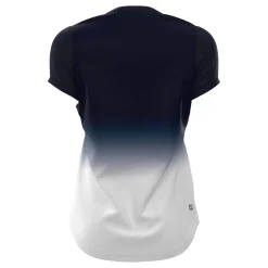 Clearance Crew Gradiant T-Shirt Women - Dark Blue, White Shirts
