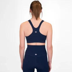 Outlet Crew Medium Support Sports Bras Women - Dark Blue Sports Bras