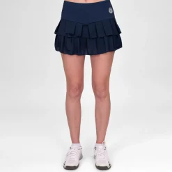 Online Crew Pleated Skirt Women - Dark Blue Skirts