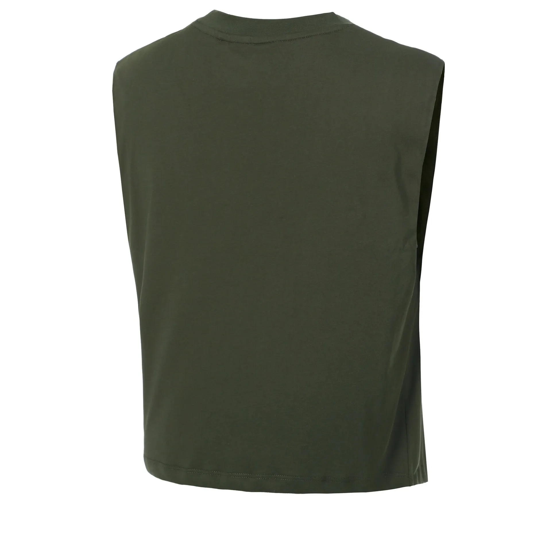 Online Cropped Tank Top Women - Dark Green Tops