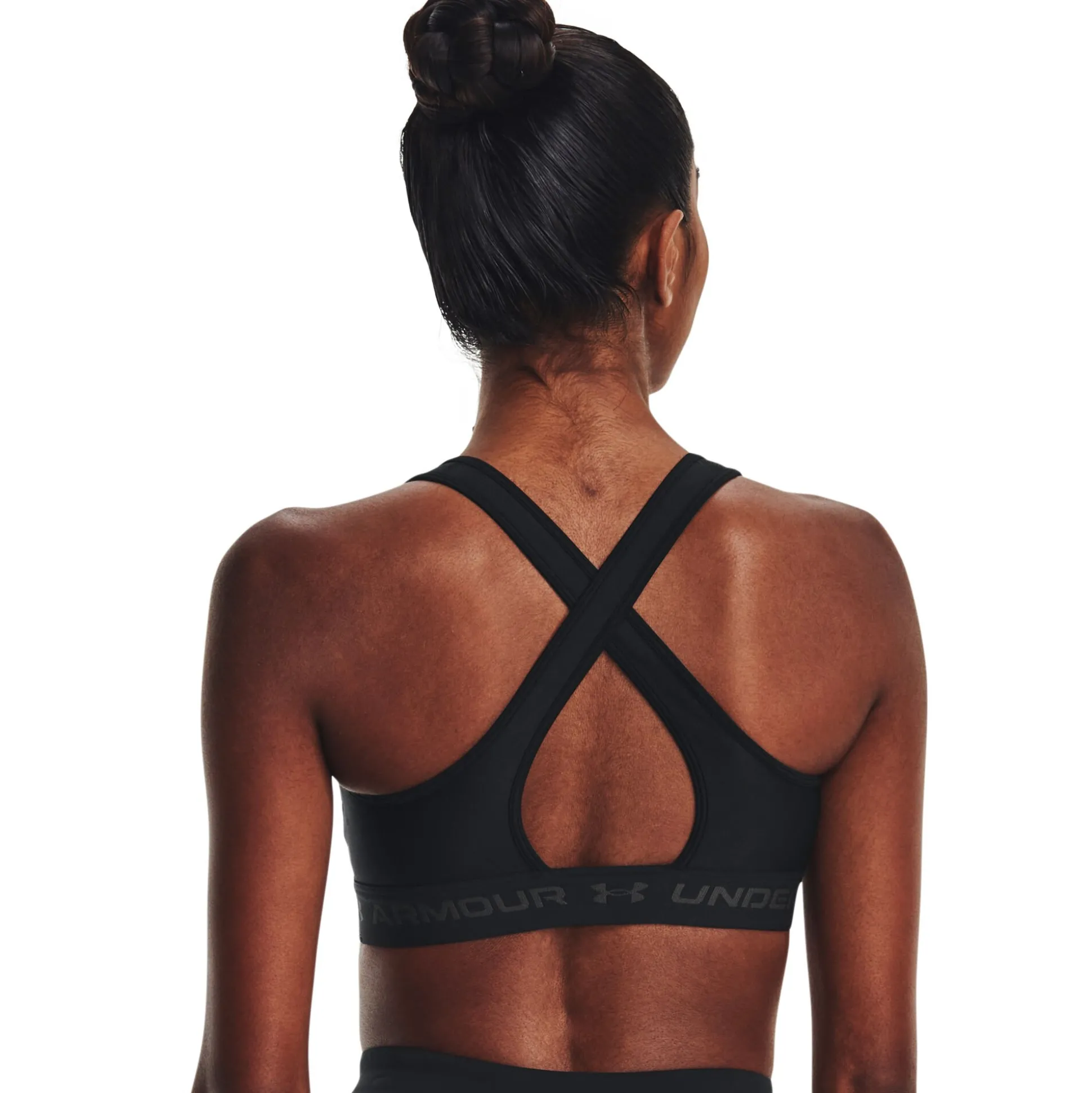 Online Crossback Mid Sports Bras Women - Black, Grey Sports Bras|Underwear