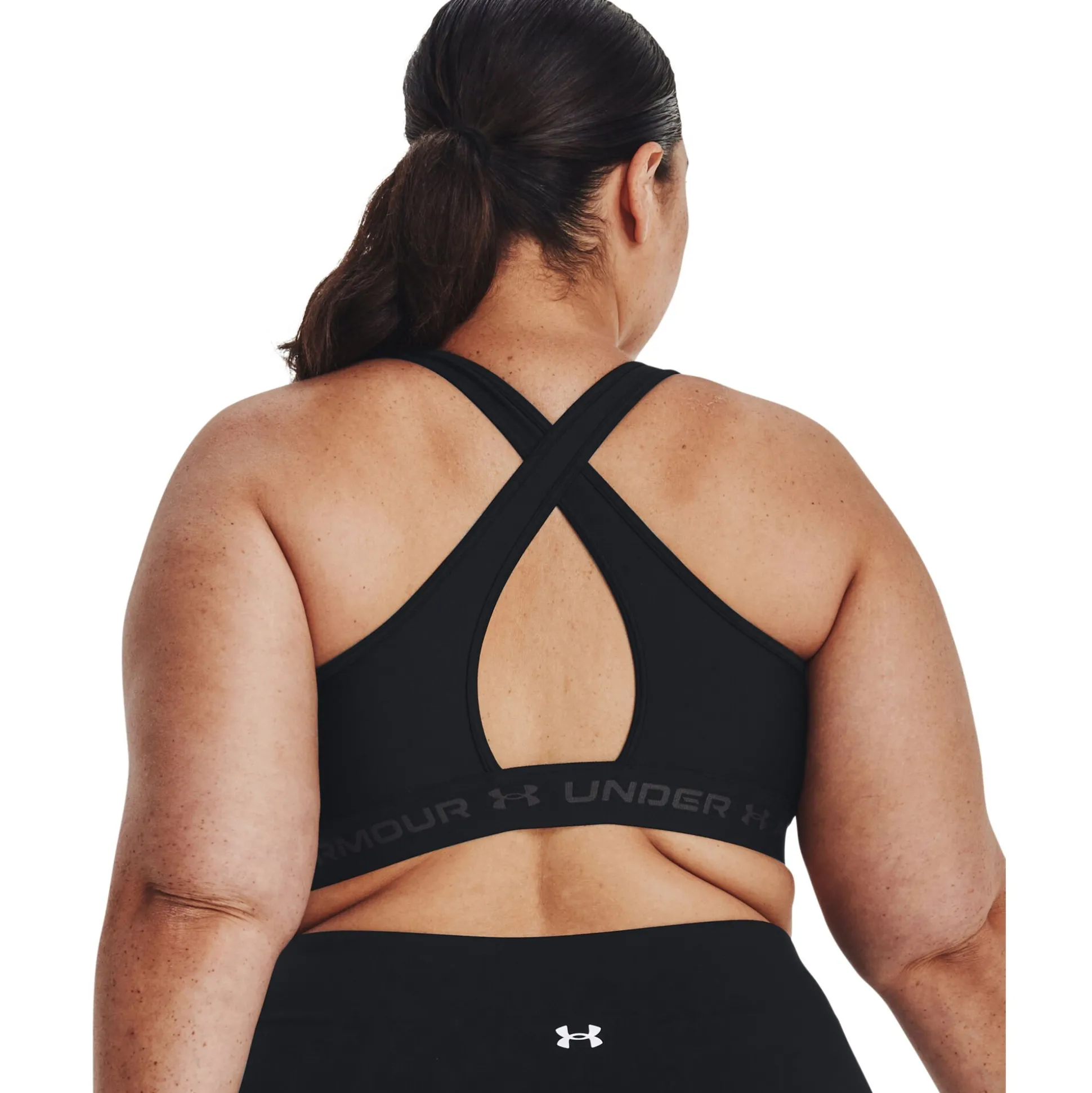 Online Crossback Mid Sports Bras Women - Black, Grey Sports Bras|Underwear