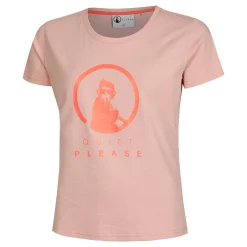 Online Crossroad Baseline T-Shirt Women - Antique Pink, Red Shirts