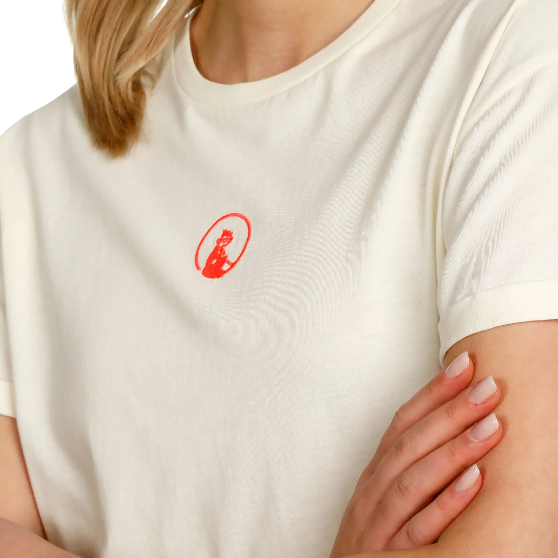 Cheap Crossroad Sketchy T-Shirt Women - White, Red Shirts