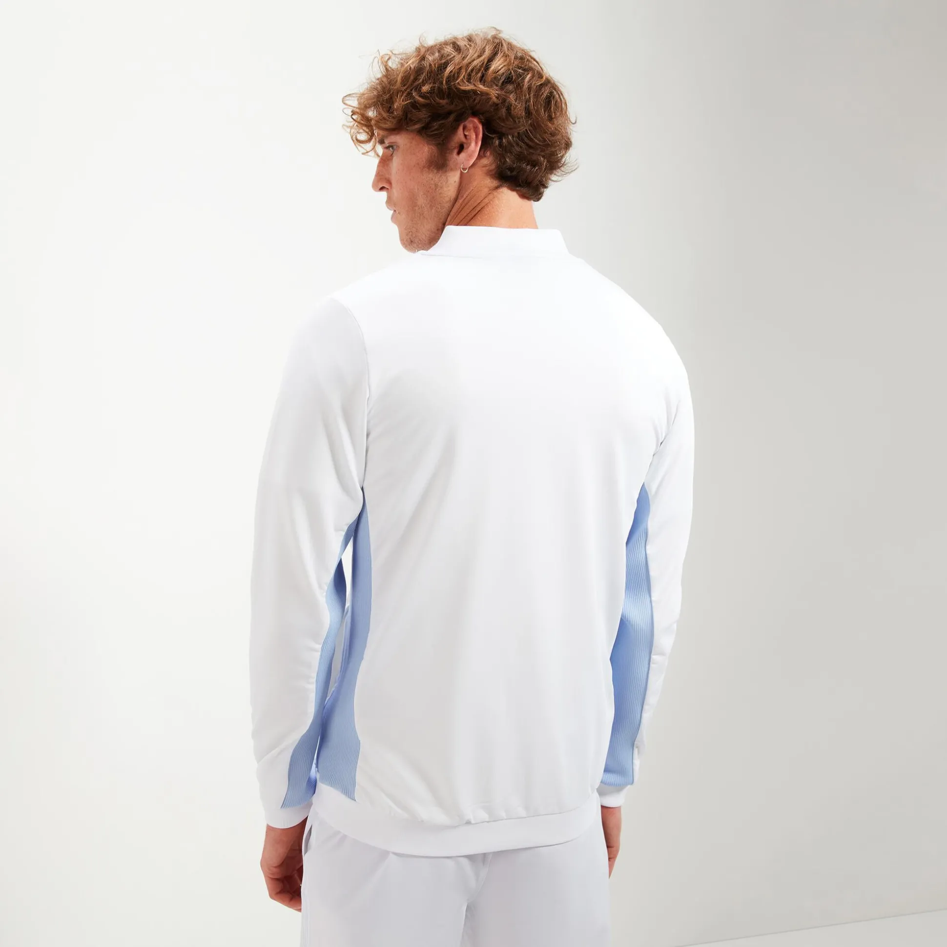 Fashion Crusoe Training Jacket Men - White, Light Blue Jackets