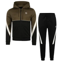 Online Diagonalley Tracksuit Men - Black, Green Tracksuits