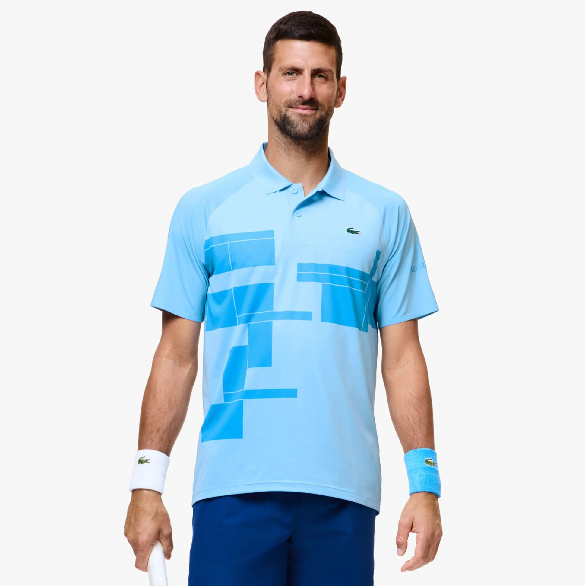 Sale Djokovic Polo Men - Light Blue Shirts