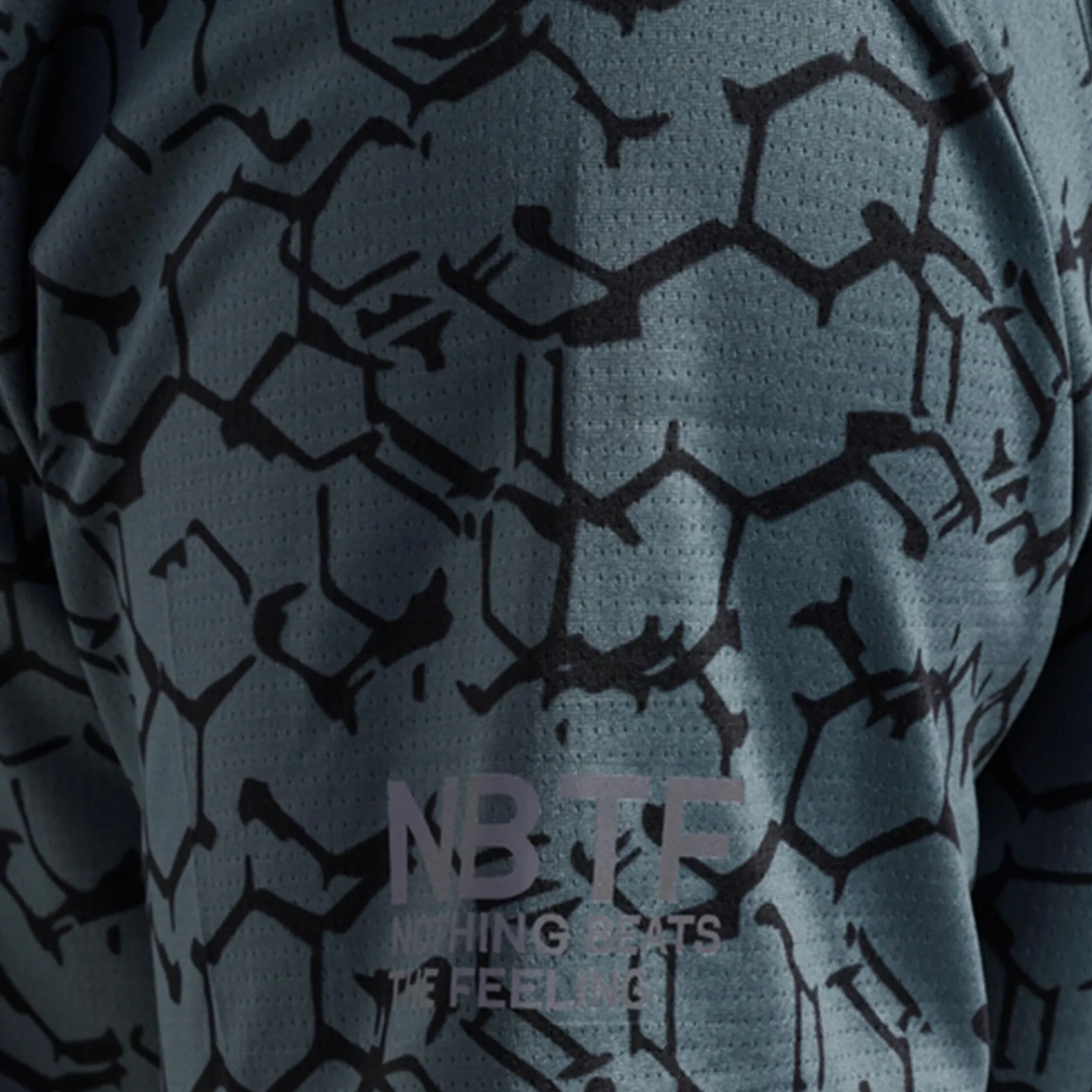 Shop Dopa Graphic Running Shirt Men - Dark Grey Running Clothing