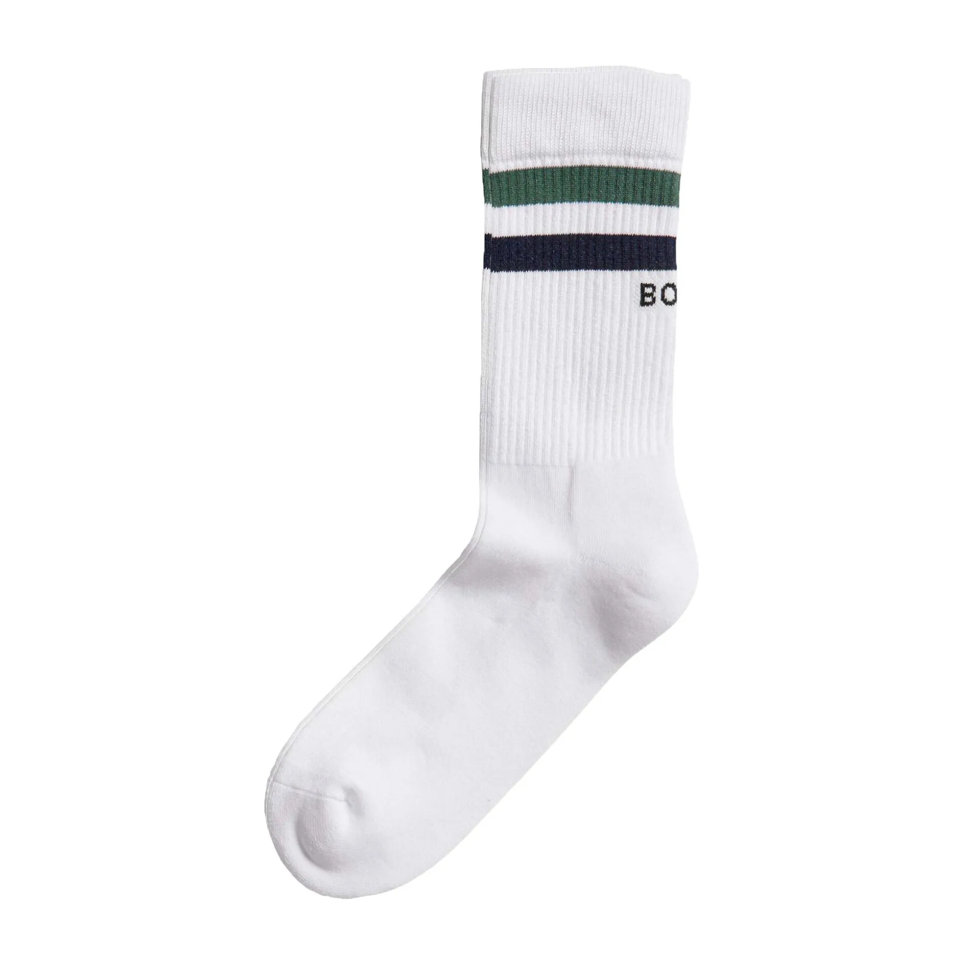 Discount Double Stripe Ankle Crew Sports Socks Men - Dark Blue, Multicoloured Socks