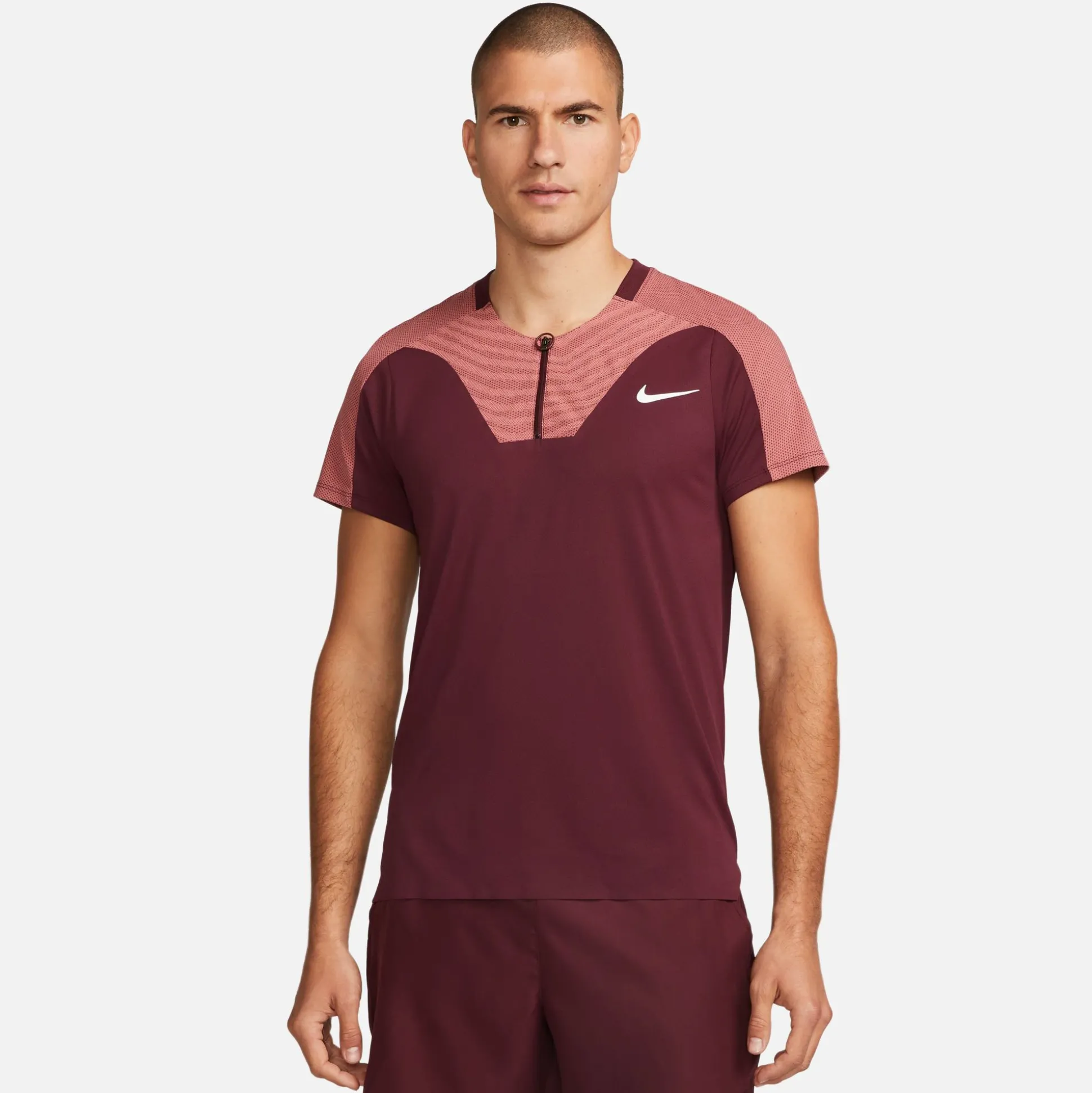 Sale Dri-Fit Advantage Court Slim UL RG Polo Men - Dark Red, Antique Pink Shirts