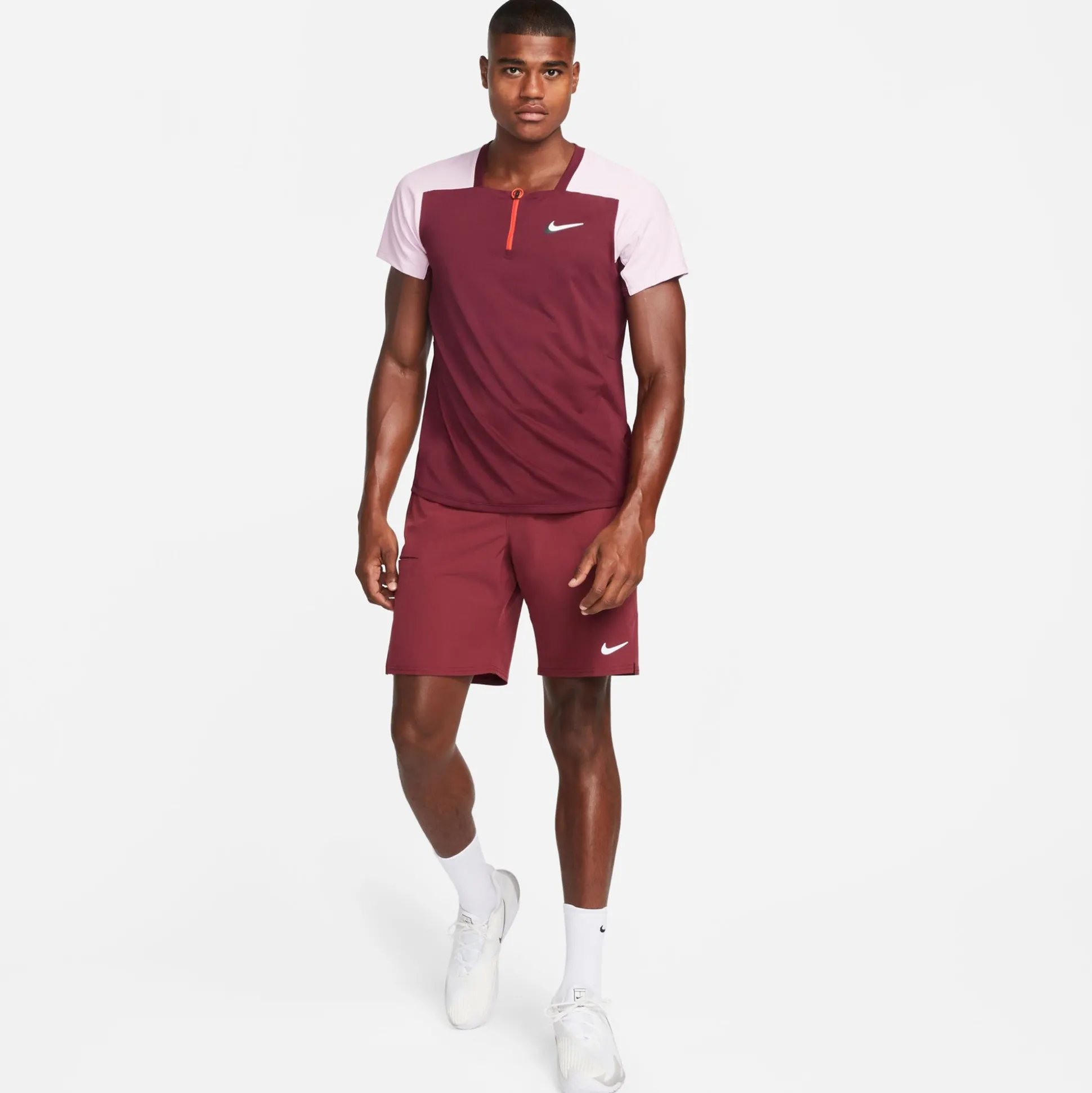 Best Sale Dri-Fit Advantage Slam Ultimate Polo Men - Dark Red, Lilac Shirts