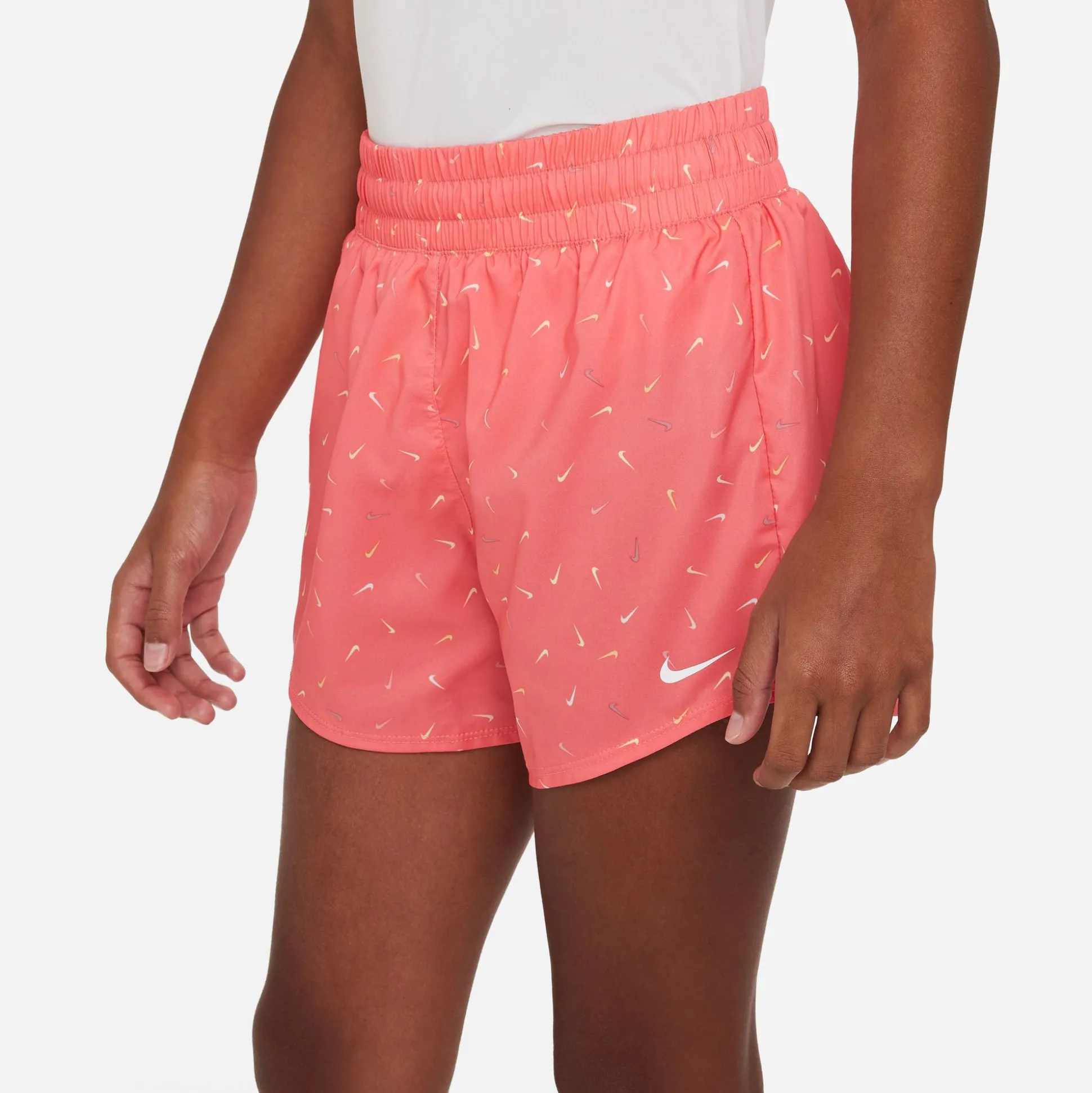 Shop Dri-Fit Big Kids High Waisted Woven Shorts Girls - Shorts