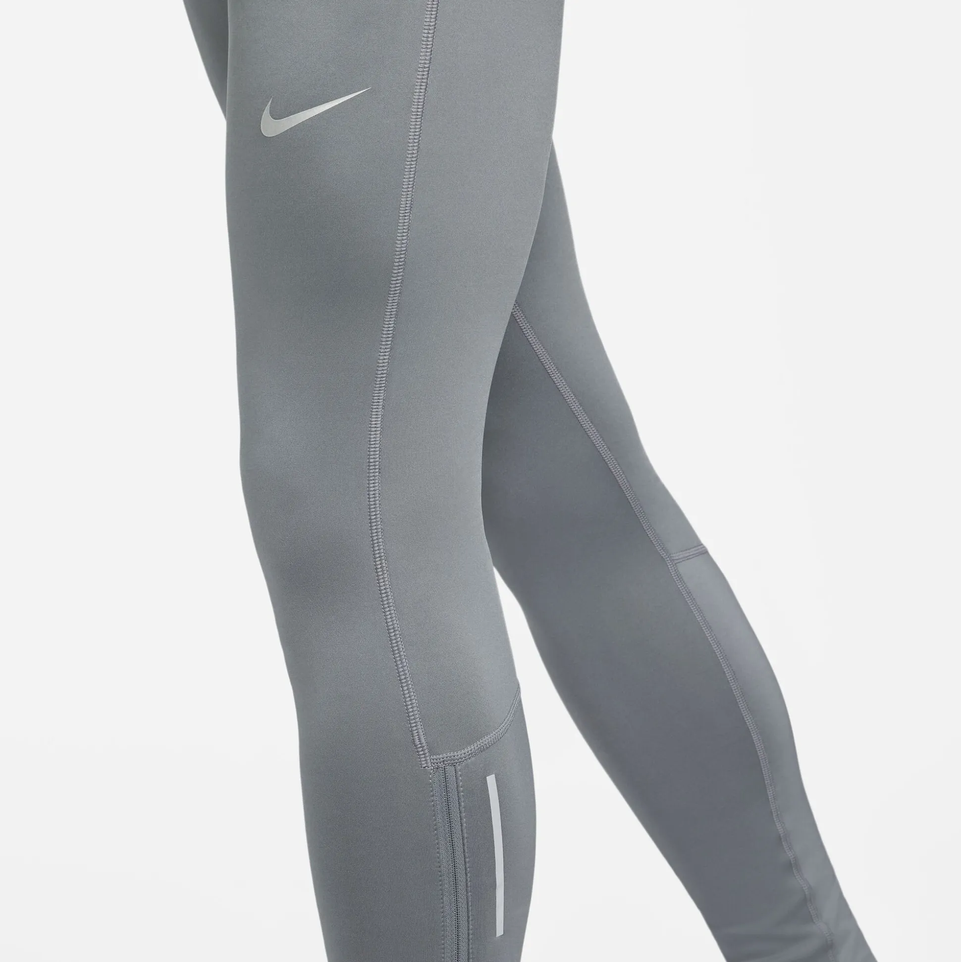 Store Dri-Fit Challenger Tight Men - Grey, Silver Pants|Running Clothing