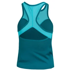 New Dri-Fit Court Slam Solid Tank Top Women - Petrol, Turquoise Tops