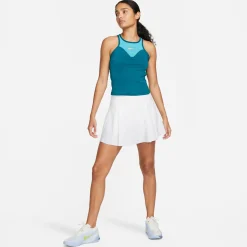 New Dri-Fit Court Slam Solid Tank Top Women - Petrol, Turquoise Tops