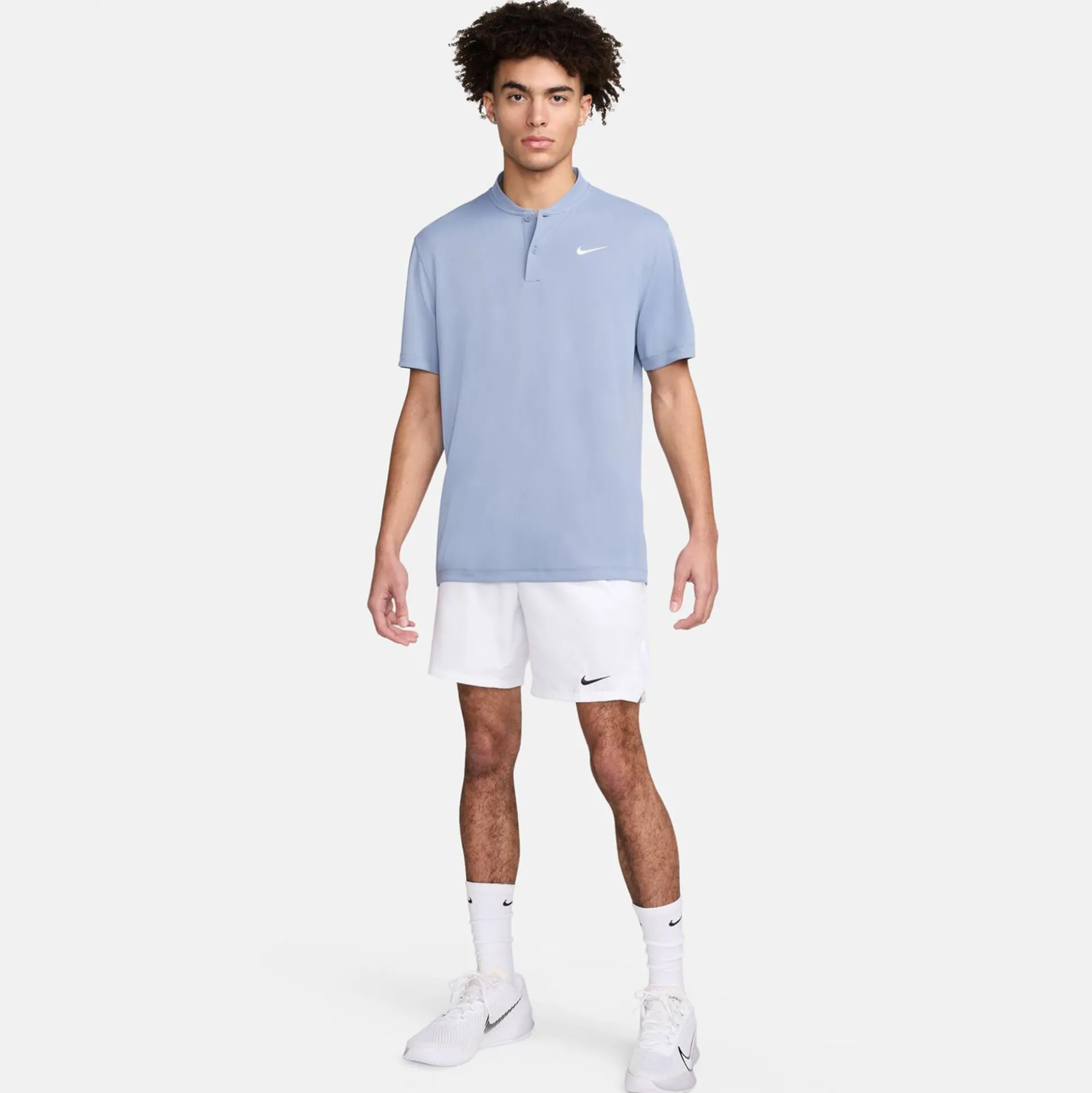 Flash Sale Dri-Fit Court Victory Blade Solid Polo Men - Blue Grey Shirts