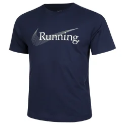 Best Dri-Fit Heritage Running Shirt Men - Dark Blue Running Clothing