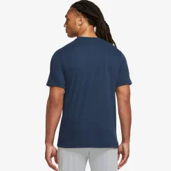 Best Dri-Fit Heritage Running Shirt Men - Dark Blue Running Clothing