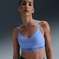New Dri-Fit Indy Light Support Sports Bras Women - Light Blue Sports Bras