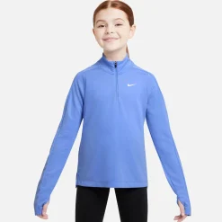 Sale Dri-Fit Long Sleeve Girls - Light Blue, White Shirts