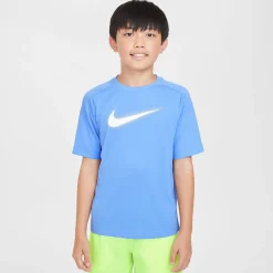 New Dri-Fit Multi+ T-Shirt Boys - Light Blue, White Shirts
