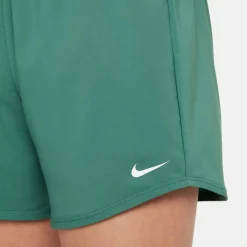 Best Sale Dri-Fit One Big Kids High-Waisted Woven Shorts Girls - Dark Green Shorts