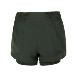 Shop Dri-Fit One 3in1 Shorts Women - Green, Silver Shorts