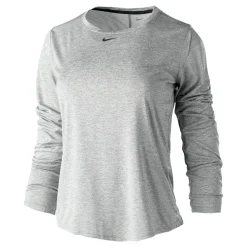 Best Sale Dri-Fit One Standard Fit Long Sleeve Women - Grey, Black Shirts