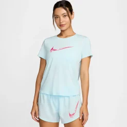 Sale Dri-Fit One Swoosh Running Shirt Women - Light Blue Running Clothing