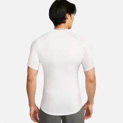 Shop Dri-Fit Pro Tight Fitness T-Shirt Men - White, Black Shirts