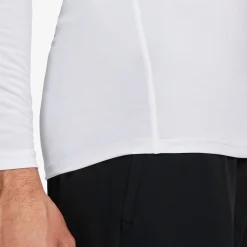 Hot Dri-Fit Pro Tight Fitness Long Sleeve Men - White, Black Shirts