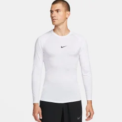 Hot Dri-Fit Pro Tight Fitness Long Sleeve Men - White, Black Shirts