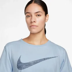 Store Dri-Fit Slam Short T-Shirt Women - Blue Grey Shirts
