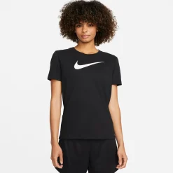Clearance Dri-Fit Swoosh T-Shirt Women - Black, White Shirts