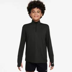 New Dri-Fit UV Half-Zip Essential Long Sleeve Boys - Shirts