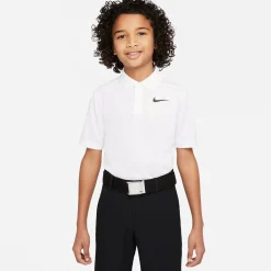 New Dri-Fit Victory Polo Boys - White, Black Shirts