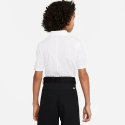 New Dri-Fit Victory Polo Boys - White, Black Shirts