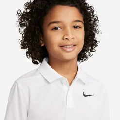 New Dri-Fit Victory Polo Boys - White, Black Shirts