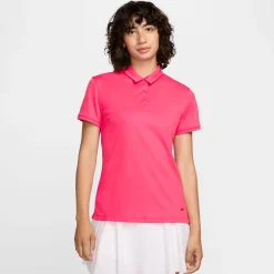 Outlet Dri-Fit Victory SS SLD Polo Women - Pink, Black Shirts