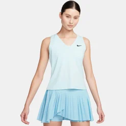 Best Sale Dri-Fit Victory Tank Top Women - Light Blue, Black Tops