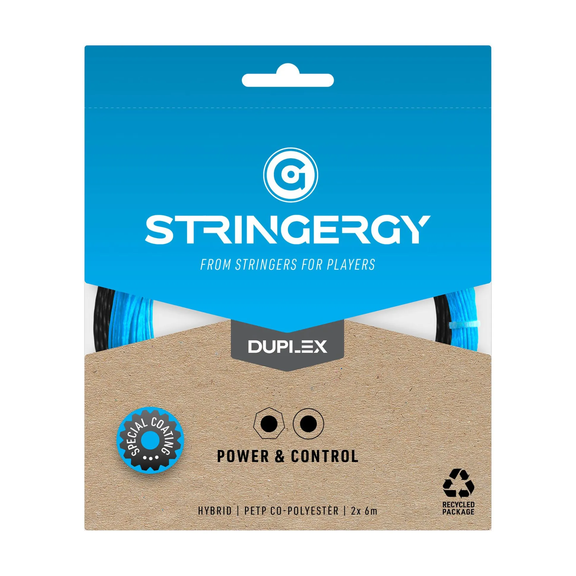 Discount Duplex String Set 2x 6m - Black, Blue String Sets