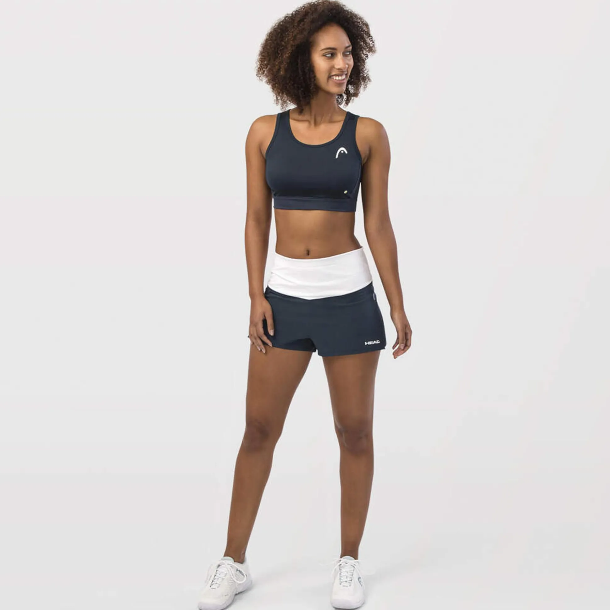 Shop Dynamic Shorts Women - Dark Blue, White Shorts