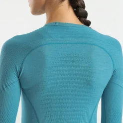 New Elevatyon Biomorph Running Shirt Women - Turquoise Running Clothing|Underwear